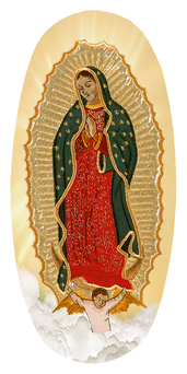 DASOV 110 GD Lady of Guadalupe Clouds Gold